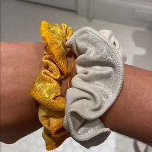 Metallic scrunchies